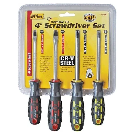 Ivy Classic 17400 4 Inch Screwdriver Set | Margrove Industries